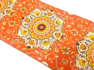 華紋織り出し　名古屋帯